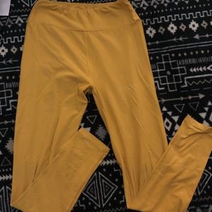 Mustard lularoe leggings